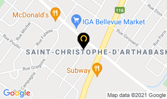 Bar Tabou in Victoriaville map