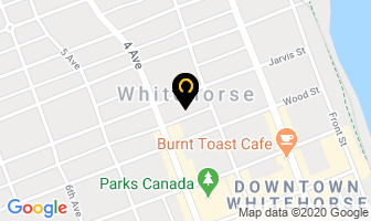 Baranov Estates in Whitehorse map