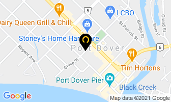 Barber & Veri in Port Dover map