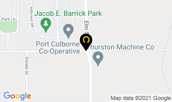 Barber Hymac Hydro in Port Colborne map