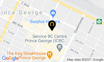Barbers On 3Rd in Prince George map