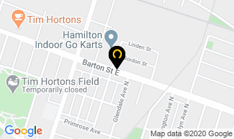 Barber's Restaurant Equipment Repairs in Hamilton map