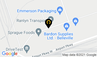 Bardon Supplies Head Office in Magog map