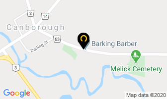 Barking Barber in Amherstburg map