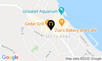Barkley Cafe in Ucluelet map
