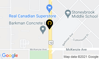 Barkman Concrete Ltd in Steinbach map