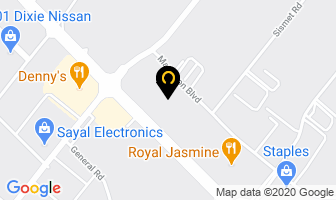 Barks N Rec in Mississauga map