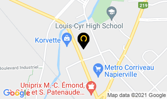 Barnabe Auto Centre Inc. in Napierville map