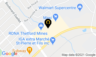 Baron Ii in Thetford Mines map