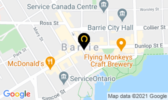 Barrie Bayfield Spa in Barrie map
