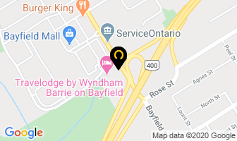 Barrie Bookkeepers Inc in Barrie map