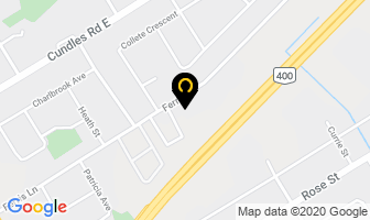 Barrie Dental Smiles in Barrie map