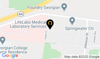 Barrie Urology Group in Barrie map