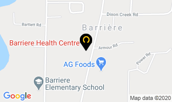 Barriere Health Centre in Barrière map