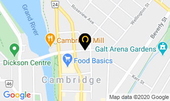 Barron's Therapeutic Massage Clinic in Cambridge map