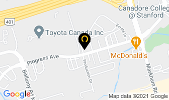 Barwood Flooring in Orillia map