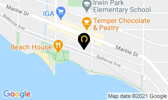 Baseline Health Group Inc in West Vancouver map