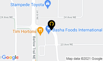 Basha International Foods in Calgary map