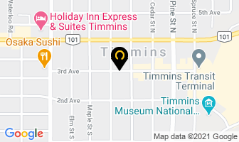Basics Office Products in Timmins map