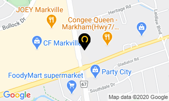 Baskin Robbins in Markham map