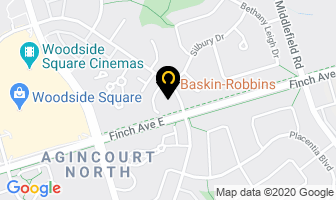 Baskin Robbins in Orillia map