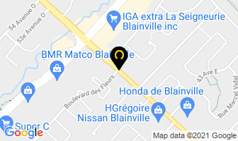 Basse Inc in Blainville map
