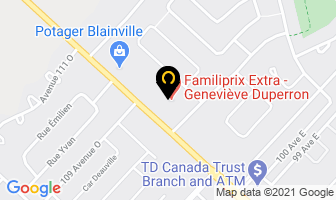 Bastarache Avocats in Blainville map