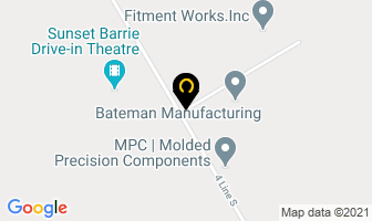 Bateman Manufacturing in Sainte-Foy map