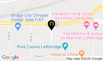 Bath Fitter in Lethbridge map