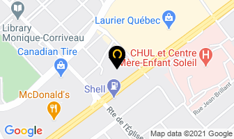 Batifol Laurier in Ville de Québec map