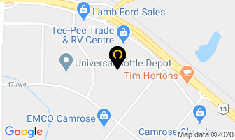 Battle River Implements Ltd in Camrose map
