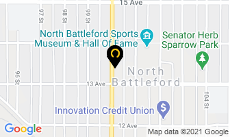 Battlefords Funeral Service in North Battleford map