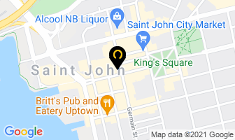 Baubles in Saint John map