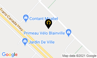 Bauer Hockey in Blainville map
