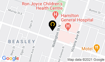 Bay Area Health Trust in Hamilton map