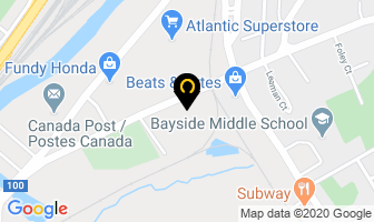 Bay City Physiotherapy Clinic in Saint John map