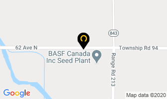 Bayer Cropscience Seed Plant in Lethbridge map