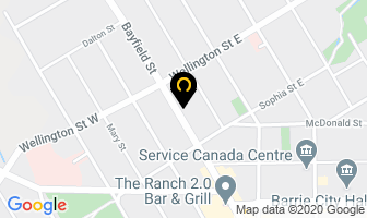 Bayfield Executive Suites in Barrie map