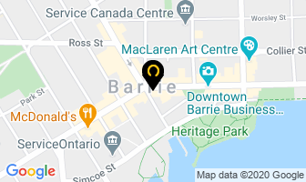 Bayfield News in Barrie map