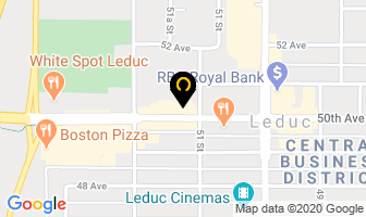 Baynes Family Chiropractic in Leduc map