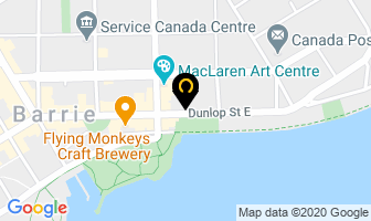 Bayshore Landing Management Office in Barrie map