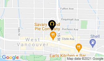 Bayview Apartments in West Vancouver map