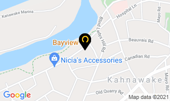Bayview Restaurant in Kahnawake map