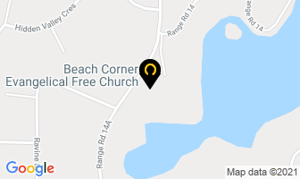 Beach Corner Evangelical Free Church in Stony Plain map