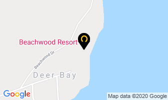 Beachwood Resort in Lakefield map