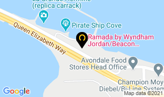 Beacon Harbourside Yacht Club in Lethbridge map