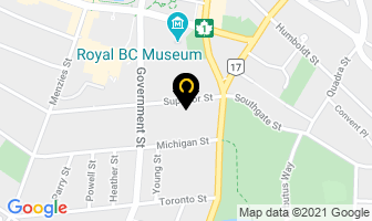 Beacon Hill Villa in Victoria map