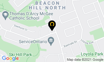 Beacon Place in Guelph map