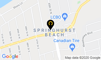 Beacon Restaurant in Wasaga Beach map