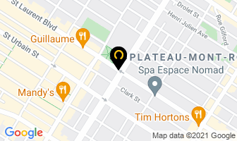 B&eacute;langer Consultants En Evaluation in Montreal map